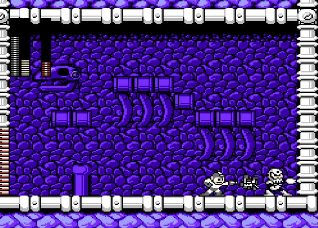 Mega Man 4 screenshot - Skull Man