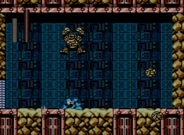 Mega Man 5 screenshot - Stone Man