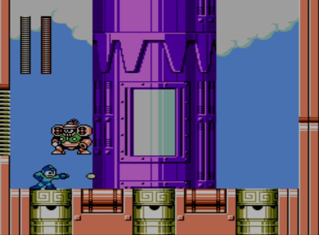 Mega Man 6 screenshot - Wind Man