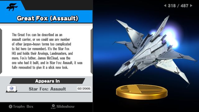 Super Smash Bros. for Wii U screenshot - Trophies