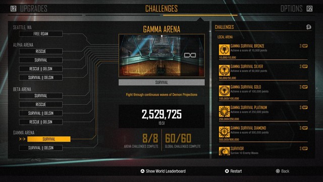 InFAMOUS: First Light screenshot - Challenges