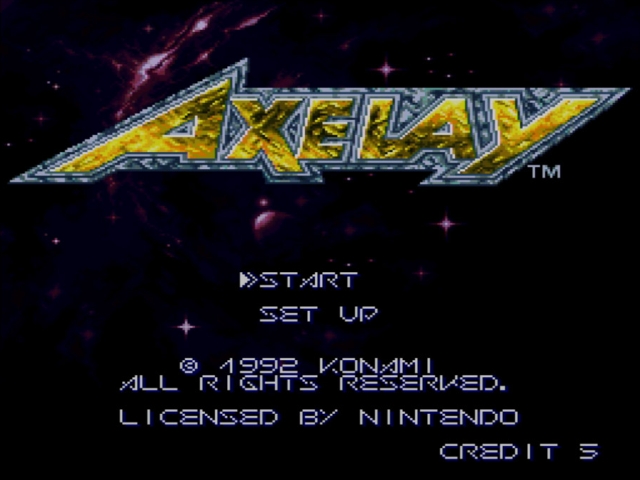 Axelay (SNES) image