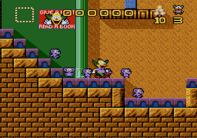 Krusty's Super Funhouse (Genesis) screenshots and images