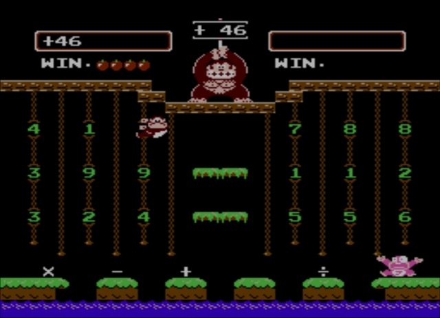 Donkey Kong Jr. Math screenshot