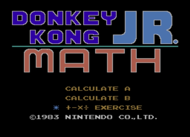 Donkey Kong Jr. Math (NES) image