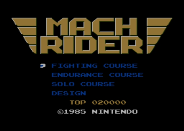 Mach Rider (NES) image