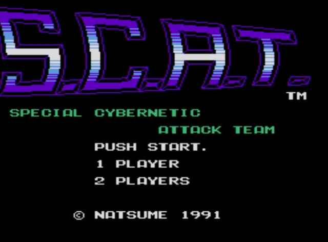 S.C.A.T.: Special Cybernetic Attack Team (NES) image