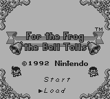 Kaeru no Tame ni Kane wa Naru (Game Boy) image