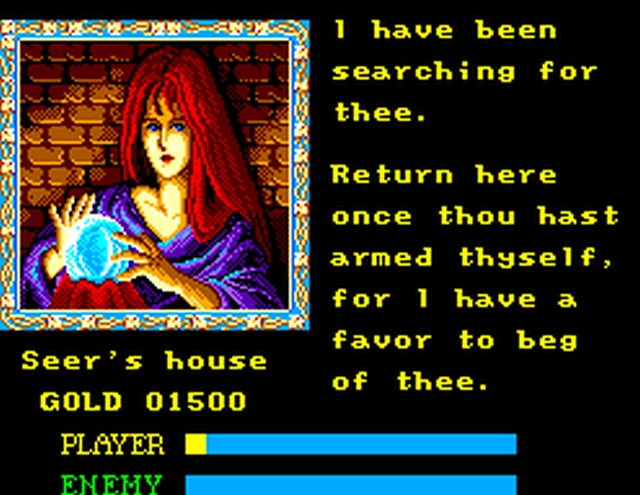 Ys: The Vanished Omens (Sega Master System) image