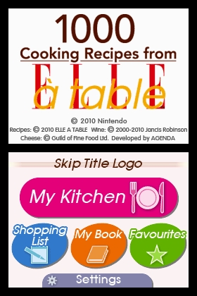 1000 Cooking Recipes from Elle a Table (DS) image