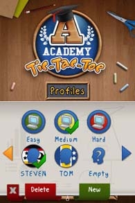 Academy: Tic-Tac-Toe (DS) image