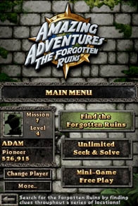 Amazing Adventures: The Forgotten Ruins (DS) image