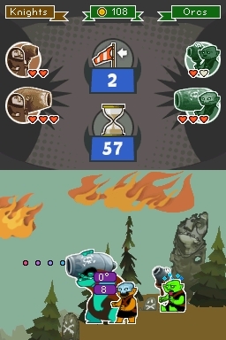 Artillery: Knights vs. Orcs (DS) image