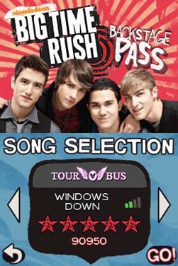Big Time Rush: Backstage Pass (DS) image