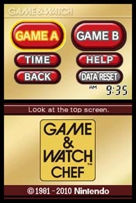 Game & Watch: Chef (DS) image