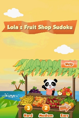 Lola's Fruit Shop Sudoku (DS) image