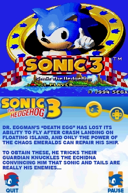 Sonic Classic Collection (DS) image