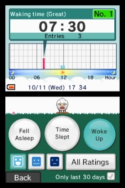 Sleep Clock: Record and analyse your sleep patterns (DS) image