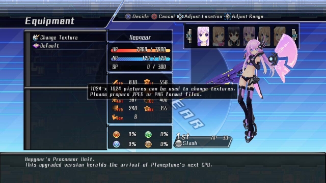 Hyperdimension Neptunia mk2 asset