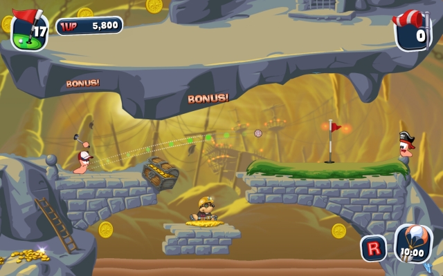 Worms Crazy Golf (PlayStation 3) image