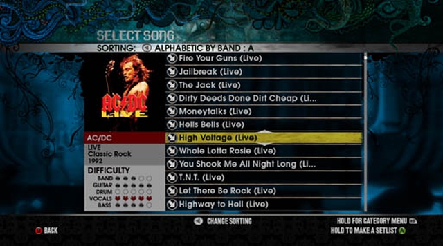 AC/DC Live: Rock Band Track Pack (Wii) image