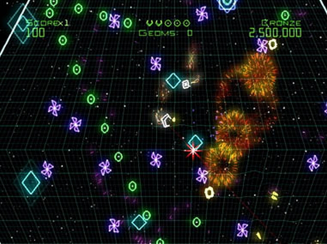 Geometry Wars: Galaxies (Wii) image