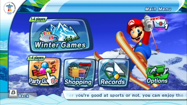 Mario & Sonic at the Olympic Winter Games (Wii) image