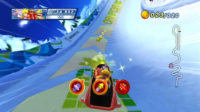 Mario & Sonic at the Olympic Winter Games (Wii) image