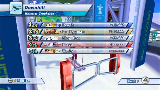 Mario & Sonic at the Olympic Winter Games (Wii) image