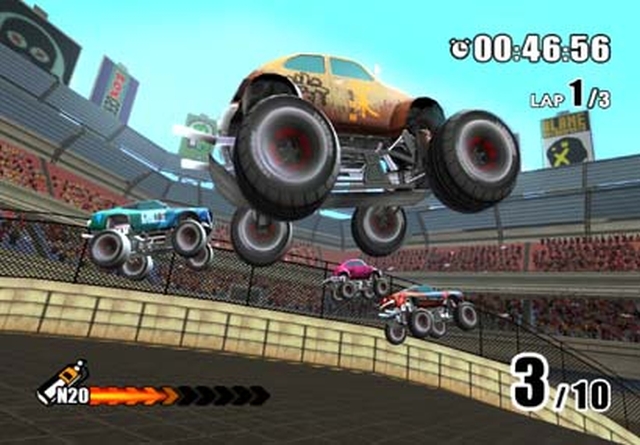 monster 4x4 stunt racer wii