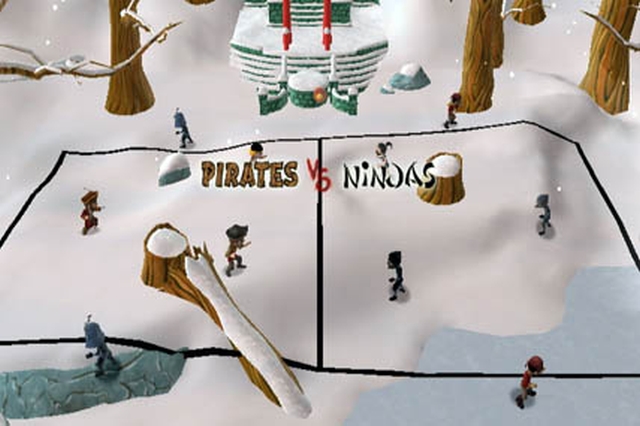 Pirates vs. Ninjas Dodgeball (Wii) image