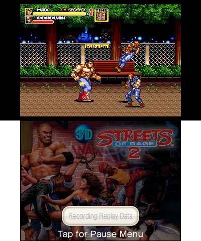3D Streets of Rage 2 (3DS) image