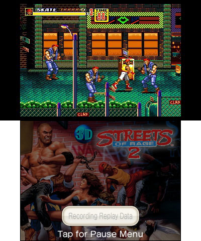 3D Streets of Rage 2 (3DS) image