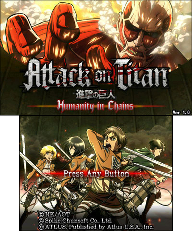 Attack on Titan: Humanity in Chains (3DS) image
