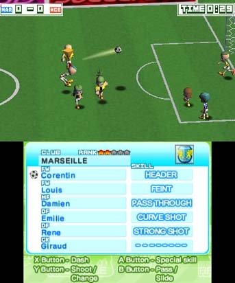 Arc Style: Soccer!! 3D (3DS) image