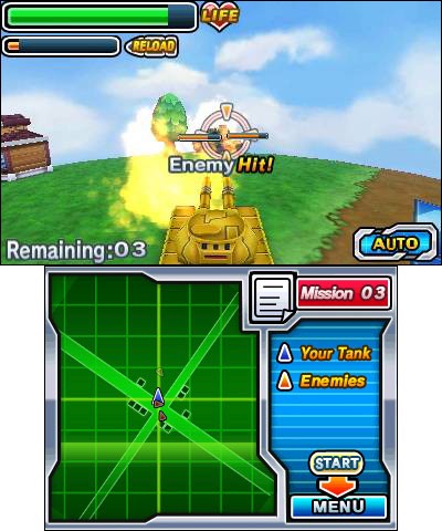 Brave Tank Hero (3DS) image