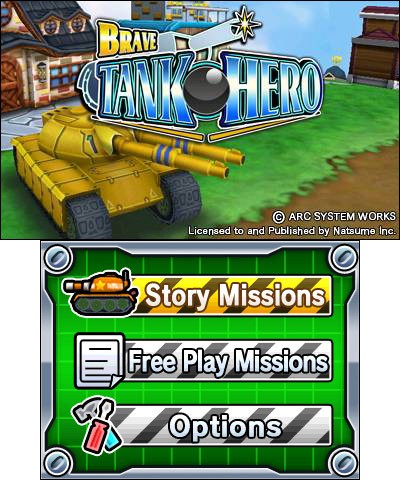 Brave Tank Hero (3DS) image