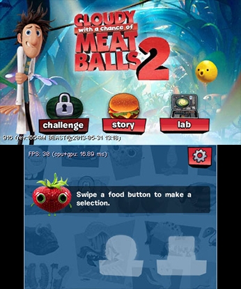 Cloudy With a Chance of Meatballs 2 (3DS) image