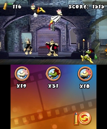 Crazy Chicken: Director's Cut 3D (3DS) image