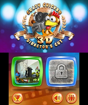 Crazy Chicken: Director's Cut 3D (3DS) image