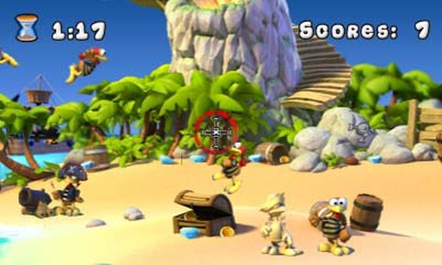 Crazy Chicken: Pirates 3D (3DS) image
