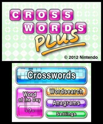 Crosswords Plus (3DS) image