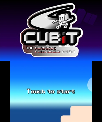 Cubit: The Hardcore Platformer Robot (3DS) image