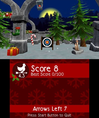Christmas Night Archery (3DS) image