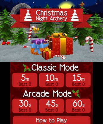 Christmas Night Archery (3DS) image