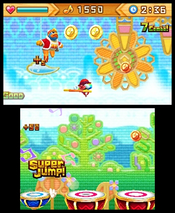 Dedede's Drum Dash Deluxe (3DS) image