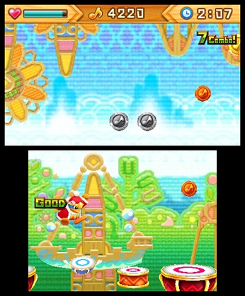 Dedede's Drum Dash Deluxe (3DS) image
