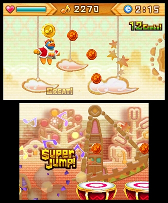 Dedede's Drum Dash Deluxe (3DS) image