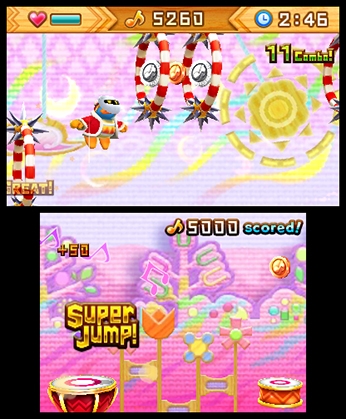 Dedede's Drum Dash Deluxe (3DS) image