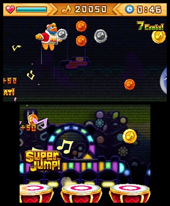 Dedede's Drum Dash Deluxe (3DS) image